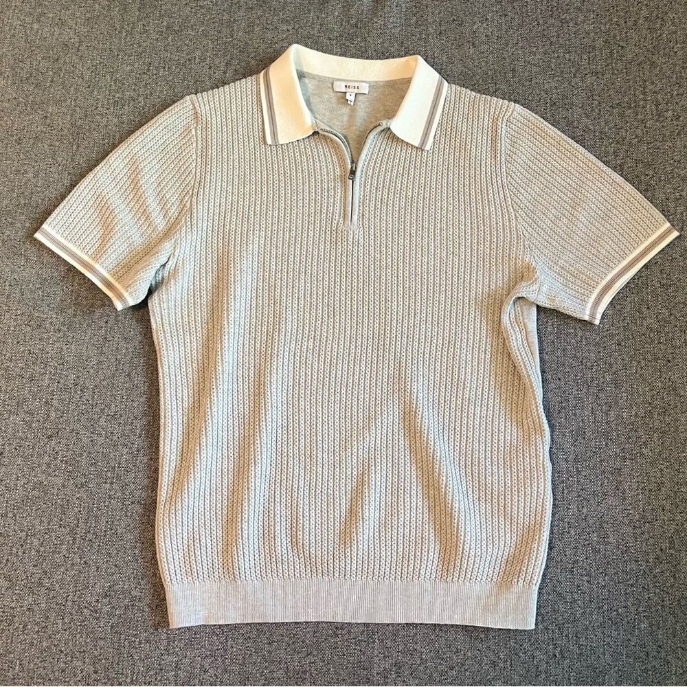 NWOT Reiss Finn Knitted Polo Size S
